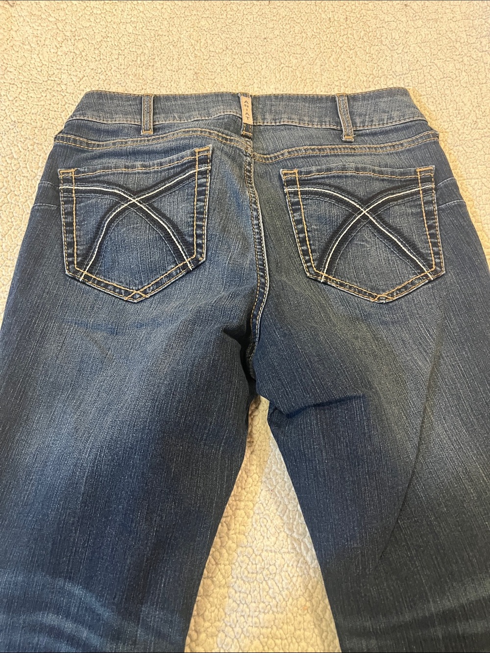 Ariat REAL DENIM Dark Blue Women's Bootcut Jeans - Picture 8 of 10